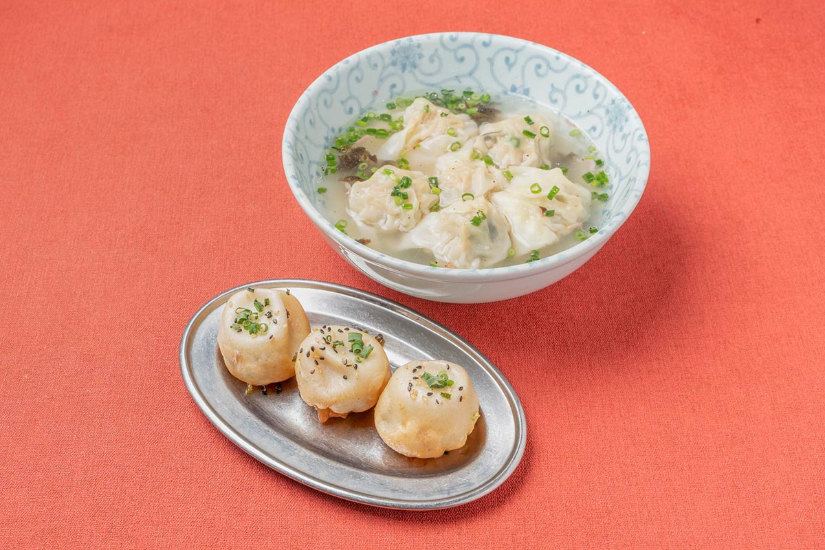 ワンタンセットのランチ定食