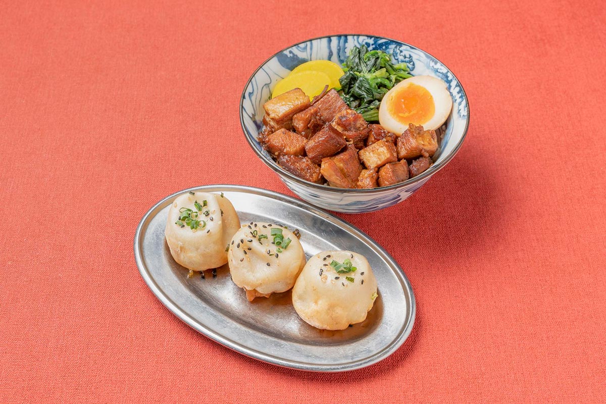 魯肉飯定食・焼小籠包セット